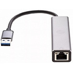 1873462 VCOM DH312A Переходник USB 3.0 -->RJ-45 1000Mbps+3 USB3.0, Aluminum Shell, 0.2м VCOM <DH312A>[4895182246843]