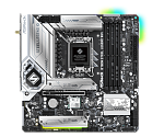 Материнская плата ASROCK B760M STEEL LEGEND WIFI, LGA1700, B760, 4*DDR5, 4*SATA, 3*M.2, 5*USB 3.2, 2*USB 2.0, Type-C, 1*PCIx16, 1*PCIx1, 1*M.2 (Key E)