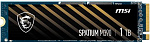 3203741 SSD MSI SPATIUM M390 1Тб M.2 Наличие PCIE NVMe 3D NAND Скорость записи 3000 Мб/сек. Скорость чтения 3300 Мб/сек. 2.15mm TBW 400 Тб Время наработки на