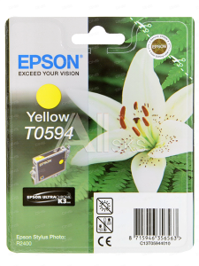 C13T05944010 Картридж Epson R2400 Ink Cartridge Yellow