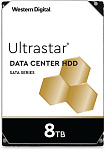 1000535808 Жесткий диск WD Жесткий диск/ HDD SATA Server 8Tb Ultrastar 7200 6Gb/s 256MB 1 year warranty