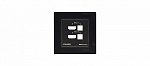 134162 Комплект из рамки и лицевой панели для коммутатора WP-211T/EU Kramer Electronics [WP-211T EU PANEL SET] ; цвет черный
