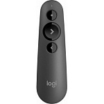 1884494 910-005843 Презентер Logitech R500s Graphite черный, Bluetooth + 2.4 GHz, USB-ресивер , 3 программируемых кнопки, лазерная указка (090828)