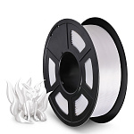npr_D4858 Филамент NVPRINT Silk PLA+ White для 3D печати диаметр 1.75мм длина 330 метров масса 1 кг