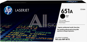 CE340AC, Контрактный картридж HP 651A для LJ 700 Color MFP 775, черный (13 500 стр.)