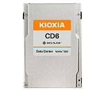 1000717723 Серверный твердотельный накопитель/ KIOXIA SSD CD6-R, 7680GB, U.3(2.5" 15mm), NVMe, PCIe 4.0 x4, TLC, R/W 6200/4000 MB/s, IOPs 1000K/850K, TBW 14