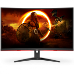 CQ32G2SE/BK 31,5" AOC CQ32G2SE Curved 2560x1440 165Гц VA WLED 16:9 4ms 2*HDMI DP 3000:1 80M:1 178/178 250cd 2*Speakers5W Tilt Black/Red
