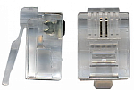TWT-PL12-6P2C/100 Коннектор RJ12 д/кабеля 2-ух контактный, 100 шт.