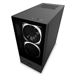NZXT CA-H510E-B1 H510 Elite Compact Mid Tower Matte Black Chassis with Smart Device 2, 2x140mm Aer RGB Case Fans, 1xLED Strip
