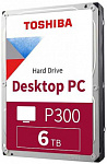 1214370 Жесткий диск Toshiba Original SATA-III 6Tb HDWD260UZSVA Desktop P300 (5400rpm) 128Mb 3.5"