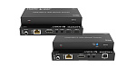 140056 Удлинитель HDMI Infobit [E150U2] (Tx и Rx) 18,0 Гбит/с, 1080p до 150 м, 4K/60 до 120 м. Двунаправленный ИК, POC, KVM, HDCP 2.3. USB 2.0 Поддержка сенс