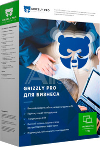 1001107 Антивирус Grizzly Pro "Бизнес" электронная лицензия 3 мес (4 ПК)