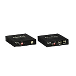 108050 Приемник-декодер DVI [500771-RX] MuxLab 500771-RX, USB2.0 и KVM over IP, сжатие JPEG2000, с PoE