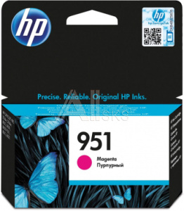 923642 Картридж струйный HP 951 CN051AE пурпурный (700стр.) для HP OJ Pro 8610/8620