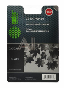 1275103 Чернила BLACK 60ML MG6340 CS-RK-PGI450 CACTUS