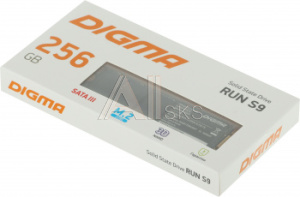 1800620 Накопитель SSD Digma SATA III 256Gb DGSR1256GS93T Run S9 M.2 2280
