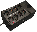 1000487910 Сверхкомпактный линейно-интерактивный ИБП Tripp Lite серии AVR мощностью 550 ВА / 300 Вт, с USB-портом и розетками типа CEE7/7 Schuko, номинальное