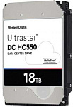 1385071 Жесткий диск WD Original SATA-III 18Tb 0F38459 WUH721818ALE6L4 Server Ultrastar DC HC550 (7200rpm) 512Mb 3.5"