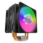 1990138 Процессор COOLER MASTER Кулер для процессора/ Hyper 212 LED Turbo ARGB (160W, 4-pin, 159mm, tower, Al/Cu, ARGB, fans: 2x120mm/62CFM/27dBA/1800rpm, 2066/2011-v3/