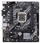 ASUS PRIME H410M-D, LGA1200, H410, 2*DDR4, D-Sub + HDMI, SATA3, Audio, Gb LAN, USB 3.2*4, USB 2.0*6, COM*1, LPT*1 header (w/o cable), mATX ; 90MB13U0-
