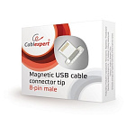 1662445 Cablexpert Адаптер lightning для магнитного кабеля, коробка (CC-USB2-AMLM-8P)