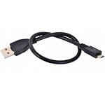 1238597 Gembird PRO CCP-mUSB2-AMBM-0,3m USB 2.0 кабель для соед. 0.3м AM-microBM (5 pin) экран, черный, пакет