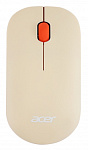 1805876 Мышь Acer OMR200 бежевый оптическая (1200dpi) беспроводная USB для ноутбука (2but)
