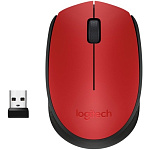 1391787 910-004641/910-004645 Logitech Wireless Mouse M171, Red