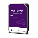 Жесткий диск WD Western Digital HDD SATA-III 3Tb Purple WD33PURZ, 5400 RPM, 256MB buffer (DV&NVR), 1 year (аналог WD30PURZ)