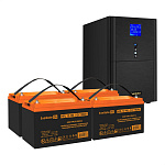 296874 Комплект ИБП EX295990RUS + батарея 100Aч EX285656RUS 4шт (инвертор, синус, для котла) ExeGate SineTower SZ-3000.LCD.AVR.3SH.1C13.RJ.USB <3000VA/2400W,