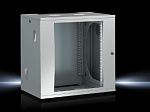 1049513 Шкаф коммутационный Rittal FlatBox (7507.200) настенный 15U 700x700мм пер.дв.стекл задн.дв.спл.стал.лист серый