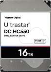1370650 Жесткий диск WESTERN DIGITAL ULTRASTAR SATA 16TB 7200RPM 6GB/S 512MB DC HC550 WUH721816ALE6L4_0F38462 WD