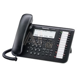 1388297 Panasonic KX-DT546RUB Цифровой системный телефон (чёрный)