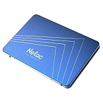 1894294 SSD 2.5" Netac 256Gb N600S Series <NT01N600S-256G-S3X> Retail (SATA3, up to 540/490MBs, 3D NAND, 140TBW, 7mm)
