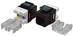 TWT-OK45UTP180/6-BK Модуль Keystone RJ45, Cat.6, UTP, 180 градусов, черный