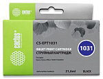 727379 Картридж струйный Cactus CS-EPT1031 черный (31.6мл) для Epson Stylus Office T40/T40w/TX510/TX510fn/TX600/TX600fw/TX550/X550w