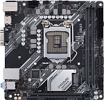 ASUS PRIME H410I-PLUS, LGA1200, H410, 2*DDR4, D-Sub+HDMI, SATA3, Audio, Gb LAN, USB 3.1*4, USB 2.0*4, COM*1 header (w/o cable), mITX ; 90MB14W0-M0EAY0