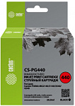842172 Картридж струйный Cactus CS-PG440 PG-440 черный (180стр.) для Canon Pixma MG2140/3140/2240/2245/3240/3540/3640/4140/4240/4250/MX374/375/394/434/454/47
