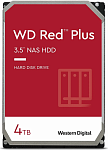 1000713856 Жесткий диск/ HDD WD SATA3 4Tb NAS Red Plus 5400 64Mb 1 year warranty