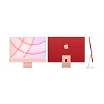 1972994 Apple iMac 24 2021 [MGPN3ZS/A] Pink 24" Retina 4.5K {Apple M1 8C CPU 8C GPU/8GB/512GB SSD/LAN}