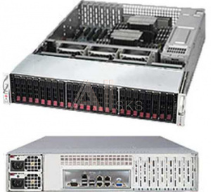 1006335 Сервер SUPERMICRO Платформа SSG-2028R-E1CR24N 2.5" SAS/SATA LSI3108 10G 2P 2x920W