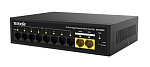11045949 TENDA SG110PC Коммутатор настольный 10-Ports 10/100/1000 Base-TX 8-Ports PoE(PoE бюджет 100W)