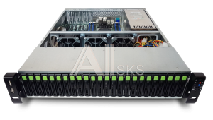 RP6224-PВ25-800HS Сервер UTINET Rikor 2U Server RP6224 noCPU(2)2nd GenScalable/noHeatSink/TDP 205W/ no DIMM(16)/HDD(24)SFF+(2)SFF / 4x1Gbe/6xHHHL/ 1xM.2 PCI-E x4, 1xM.2 SATA /2x800W