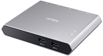 US3310-AT ATEN 2-Port USB-C Gen 1 Dock Switch with Power Pass-through