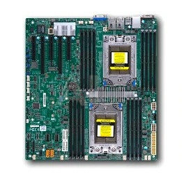 1782842 Supermicro MBD-H11DSi-O {Dual AMD EPYC 7000-Series Processors, 16 DIMM sockets, 10 SATA3, 1 M.2, 2 SATA DOM, Dual Gigabit Ethernet LAN Ports}
