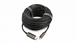 134324 Малодымный гибридный кабель для передачи сигнала HDMI от входа USB-C [97-04400050] Kramer Electronics [CLS-AOCU/CH-50], поддержка 4K60 4:4:4, HDCP, 15