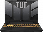 1928977 Ноутбук Asus TUF Gaming F15 FX507ZV4-LP129 Core i7 12700H 16Gb SSD512Gb NVIDIA GeForce RTX4060 8Gb 15.6" IPS FHD (1920x1080) noOS grey WiFi BT Cam (90