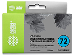 Cactus CS-C9370 №72 фото черный (130мл) для HP DJ T610/T620/T770/T1100/T1100/T1120/T1200