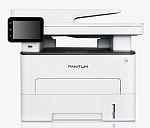 Pantum M7302FDN, P/C/S/F, Mono laser, А4, 33 ppm, 1200x1200 dpi, 512 MB RAM, PCL/PS, Duplex, ADF50, touch screen, paper tray 250 pages, USB, LAN, star