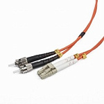 1260195 Gembird Cablexpert [CFO-LCST-OM2-10M] Двунаправленный мультимодовый оптоволоконный кабель, LC/ST, (50/125 OM2), 10 м